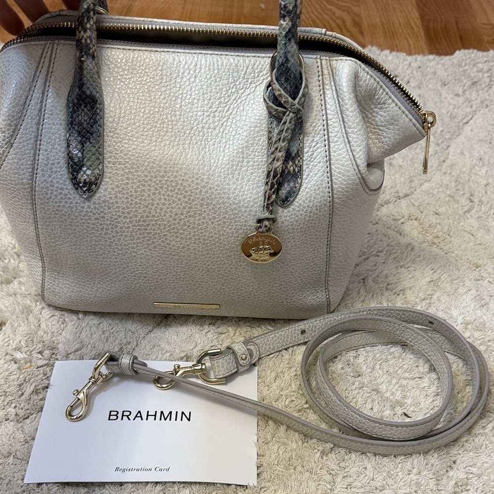 🌸Brahmin Mini Camila White Newbury - Picture 8 of 8